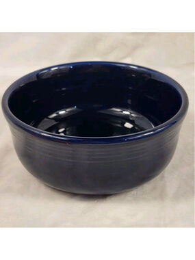 Homer Laughlin Fiesta Ware Cobalt Blue Chowder Bowl